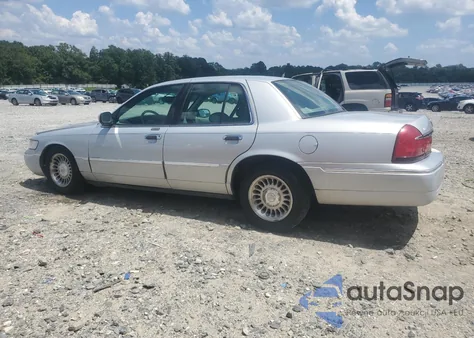2000 Mercury Grand Marquis Ls z USA, uszkodzony, nr VIN 2MEFM75W8YX623866